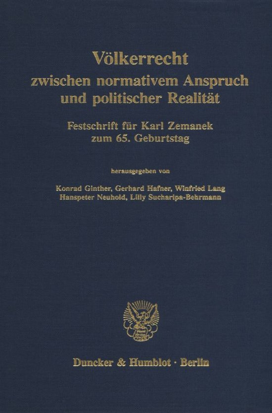 Völkerrecht Zwischen Normativem Anspruch Und Politischer Re ... - cover