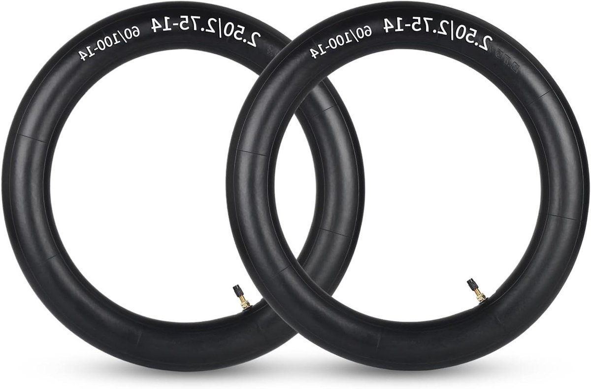 Crossmotor Binnenbanden - Vervangende Banden - Off-road Rijden - Verdikte Natuurrubber Constructie - 2.50/2.75-14 inch - Zwart