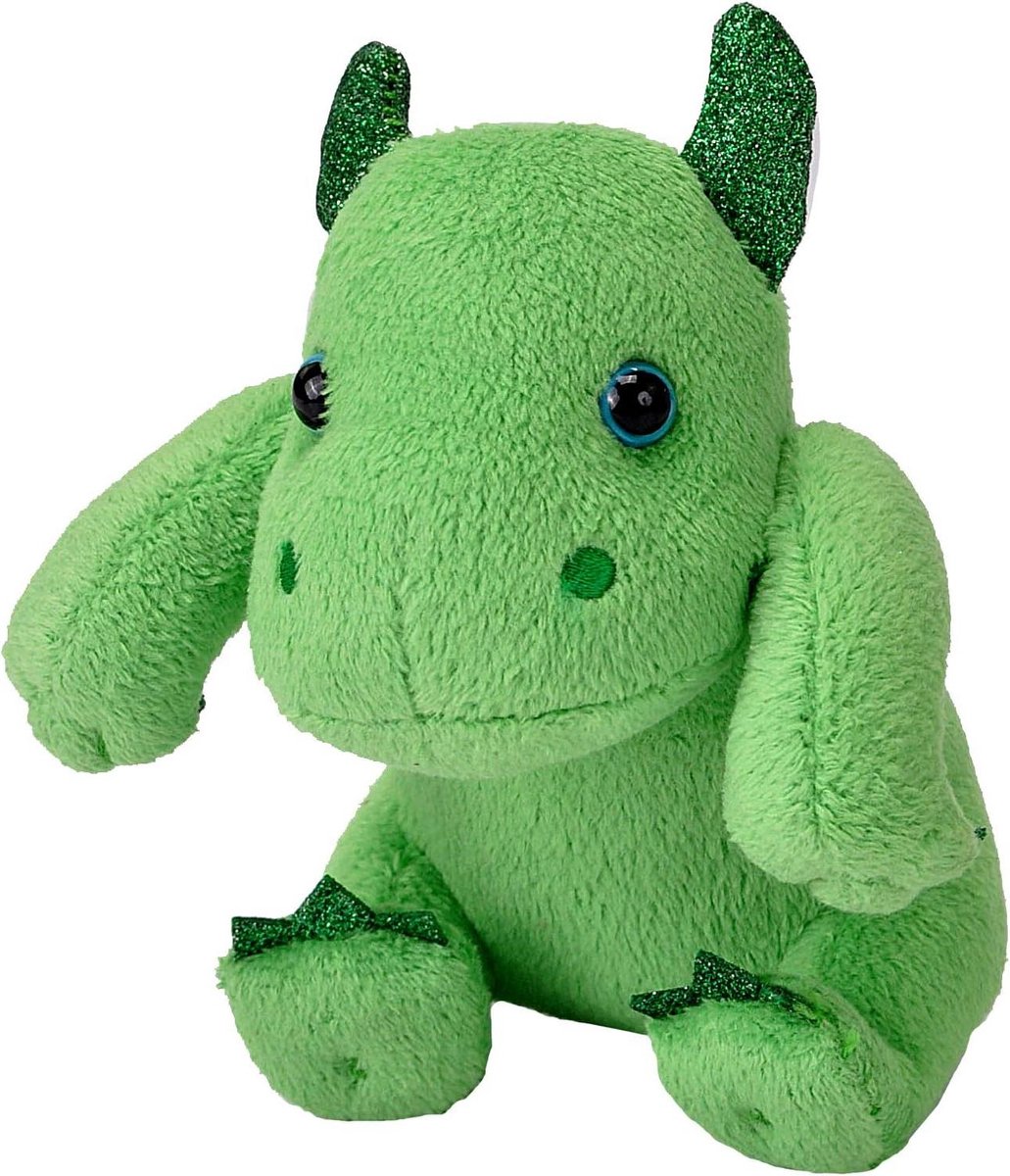 Pluche Dinosaurus - Laptop Accessoire - Privacy Camera - Gerecyclede Vulling - 5 inch - Groen