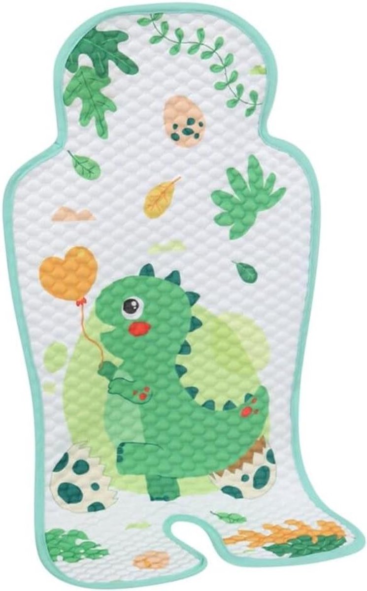 Babykinderwagen Koelmat - Zitkussen Kinderwagen - Zomerse Comfort - Zweetafvoerend Materiaal - 70 x 33 cm - Paars