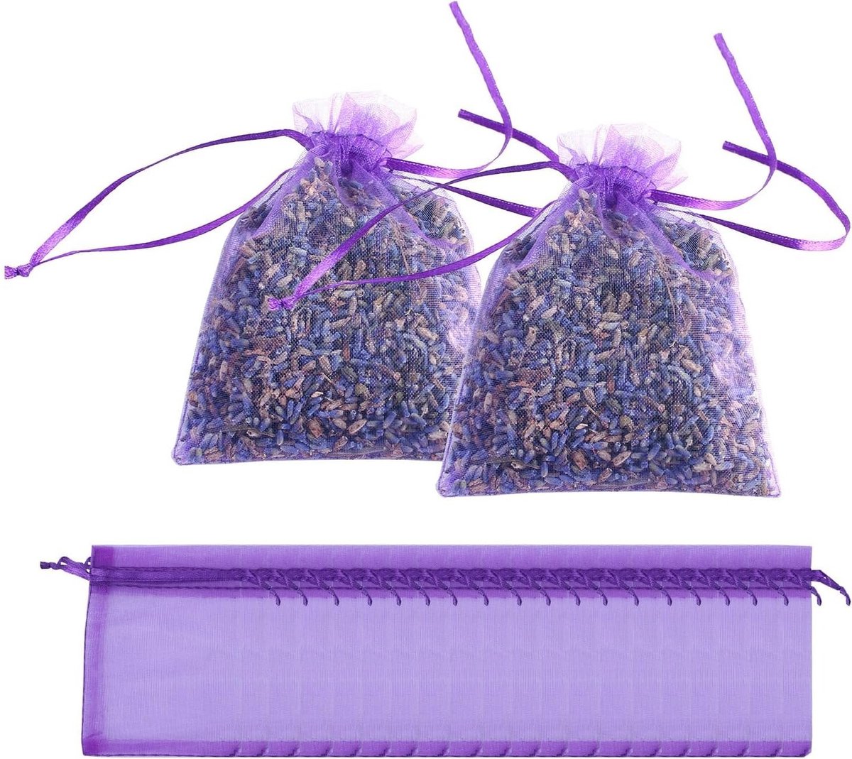 Kleine Organza Tassen 7 x 9 cm voor Trouwen, Cadeaus en Sieraden - Leuke Geurzakjes met Trekkoord