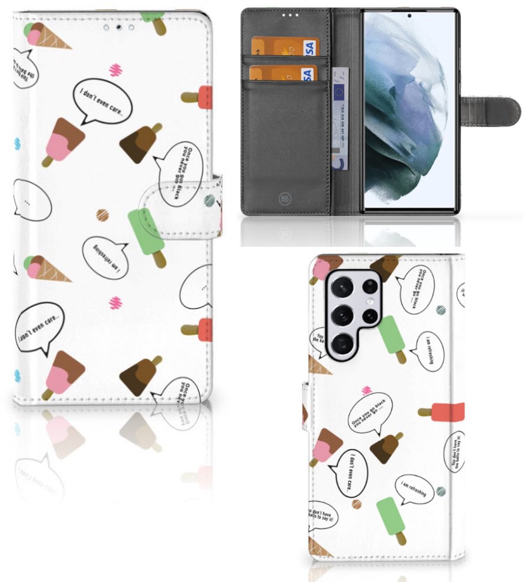 Samsung Galaxy S22 Ultra Book Cover IJsjes