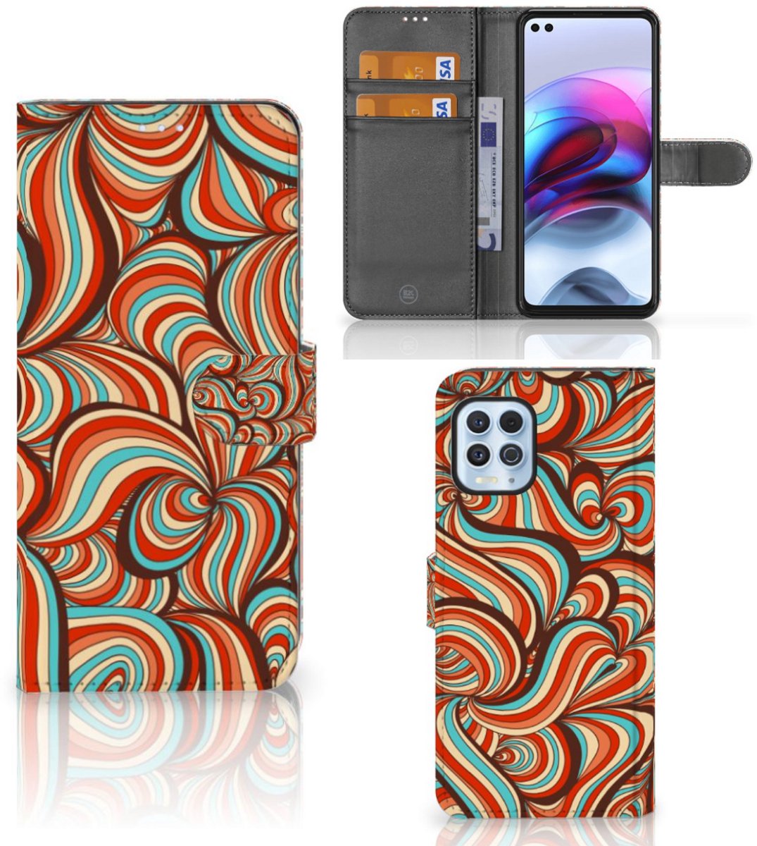 Motorola Moto G100 Hoesje Retro
