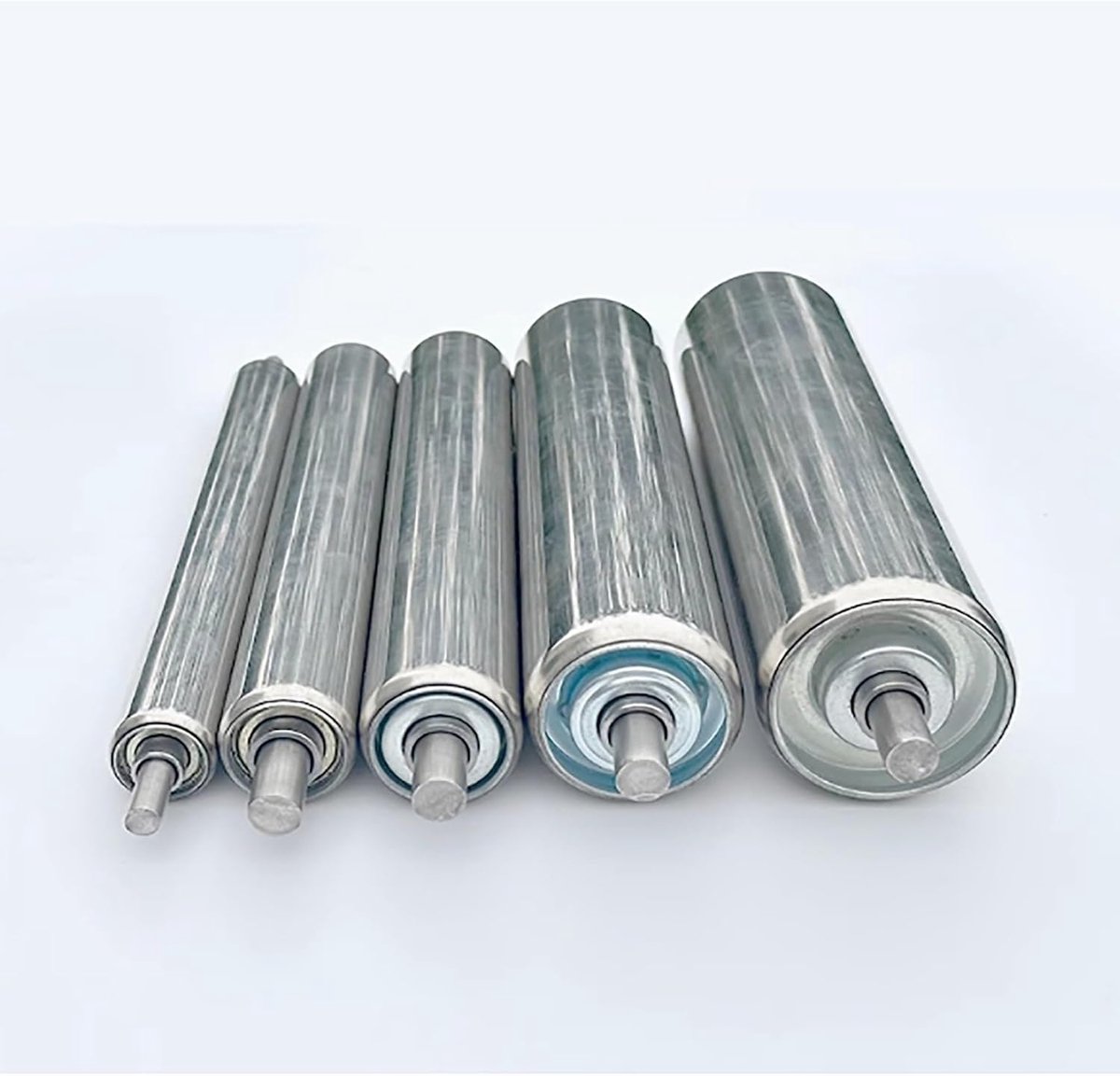 Gegalvaniseerde Rollenbaan - Transportrollen RVS - Materiaal Transport - Zware Industriële Kwaliteit - 40x45x1x2.5cm - Metaal
