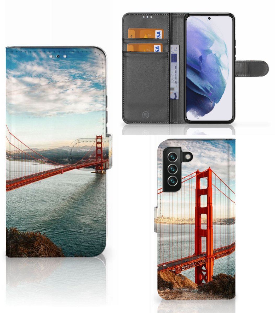 Samsung Galaxy S22 Plus Flip Cover Golden Gate Bridge