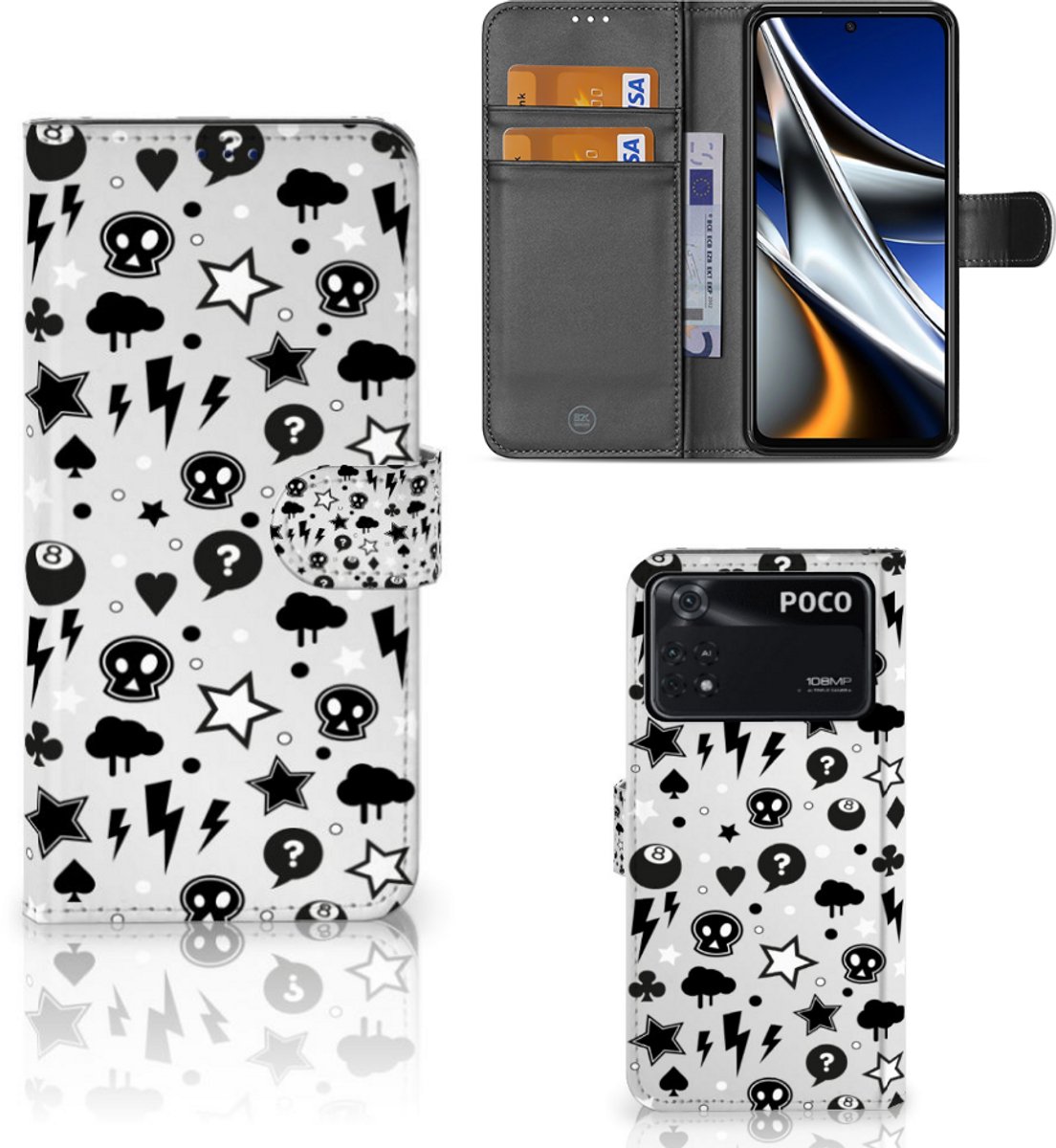 Telefoonhoesje met Naam Xiaomi Poco X4 Pro 5G Silver Punk