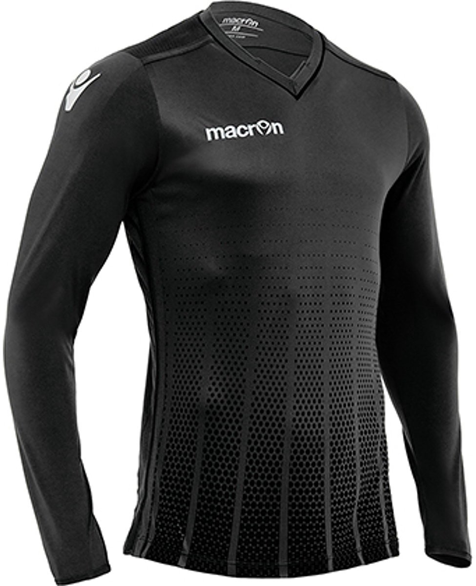 Macron Gemini Keepershirt Lange Mouw Heren - Zwart | Maat: S