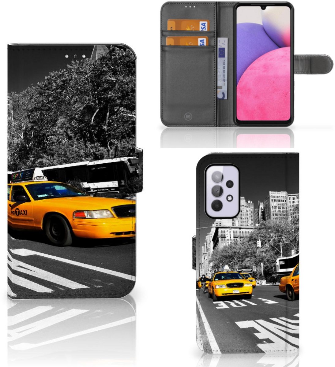 Samsung Galaxy A33 5G Flip Cover New York Taxi