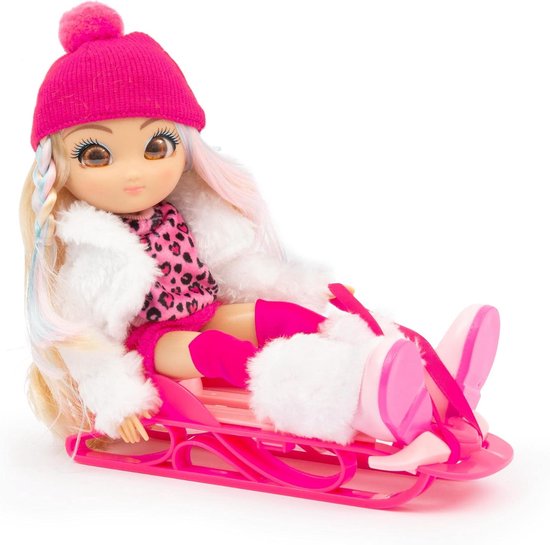 UNIQUE Eyes, 25 cm grote pop - Rebecca, met hun blik die je uit de ogen volgt, met winterkleding en accessoires, speelgoed voor kinderen vanaf 3 jaar, MYM172 — afbeelding 2