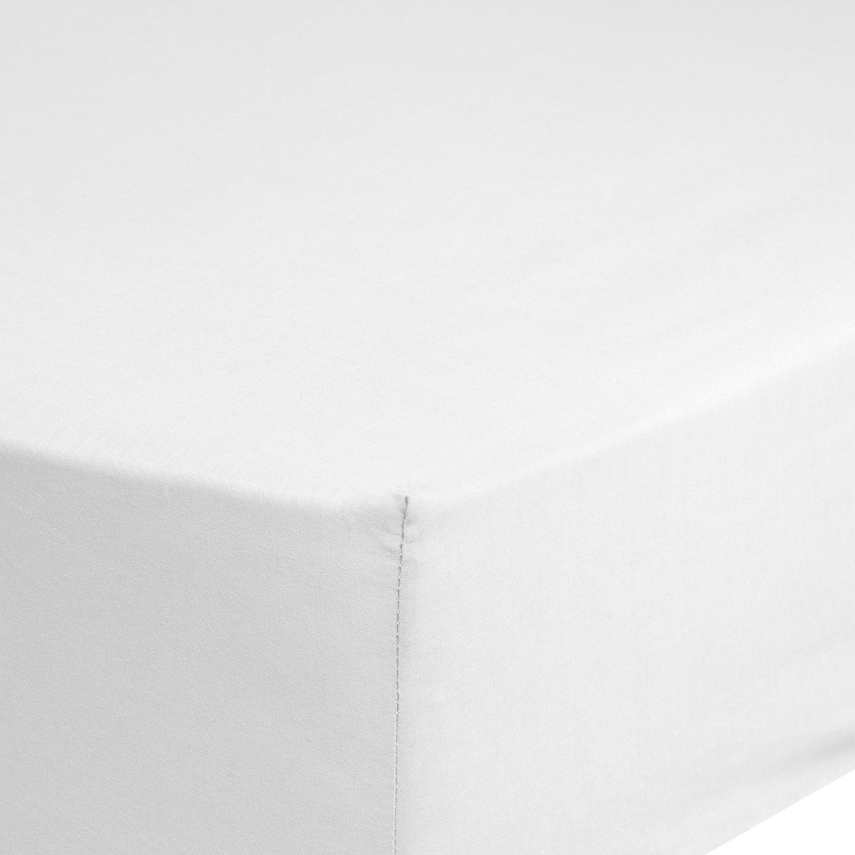 Good Morning hoeslaken effen kleur - Kind 70x150 cm - Wit - 100% Katoen renforce