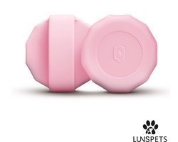 Lunspets - Tag houder - Halsband hond en kat - Geschikt voor Airtag - Waterdicht - Sterk - Roze