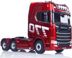 RC Tractor Truck - Afstandsbediening Vrachtwagen - Hobby Modelbouw - 19 Kanaals Besturing - Schaal 1:18 - Rood