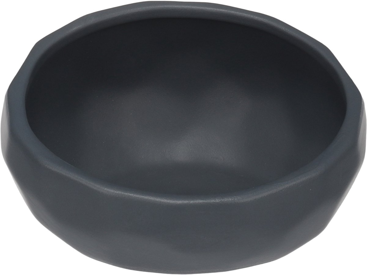 Flamingo - EET- EN DRINKPOT UNIC ROND DONKERBLAUW 17x15x9CM 550ML