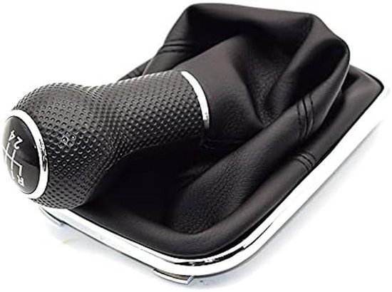 Schakelpookknop - Pookknop Gaitor Boot - Auto Rijden Verbeteren - 5 Versnellingen Design - 23 mm - Zilver — afbeelding 3
