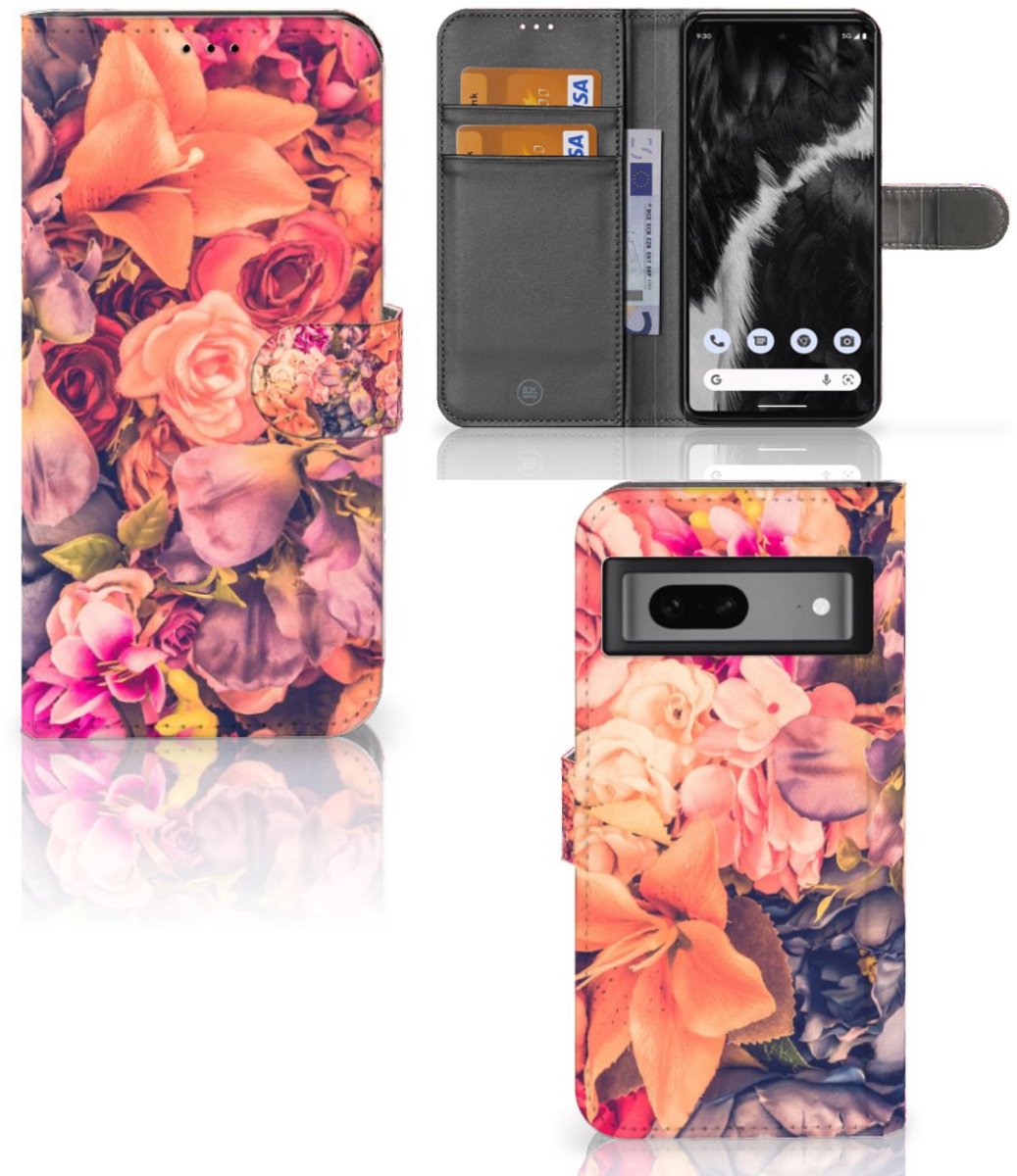 Google Pixel 7 Hoesje Bosje Bloemen