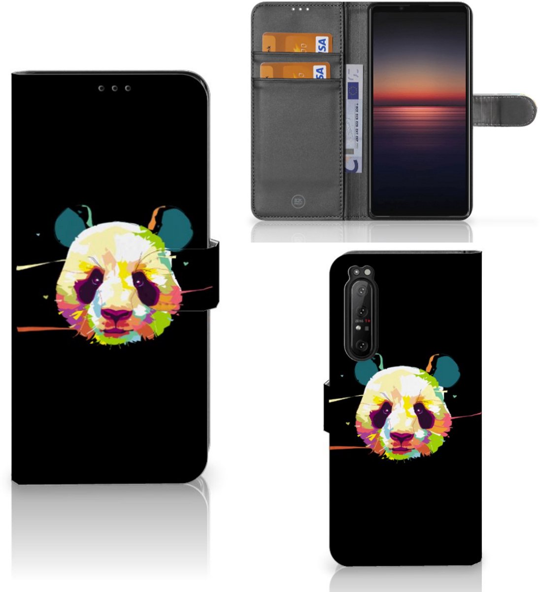 Sony Xperia 1 II Leuk Hoesje Panda Color
