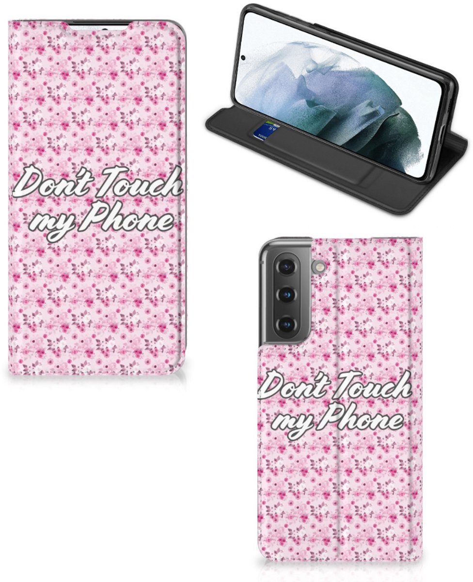 Samsung Galaxy S21 FE Design Case Flowers Pink DTMP