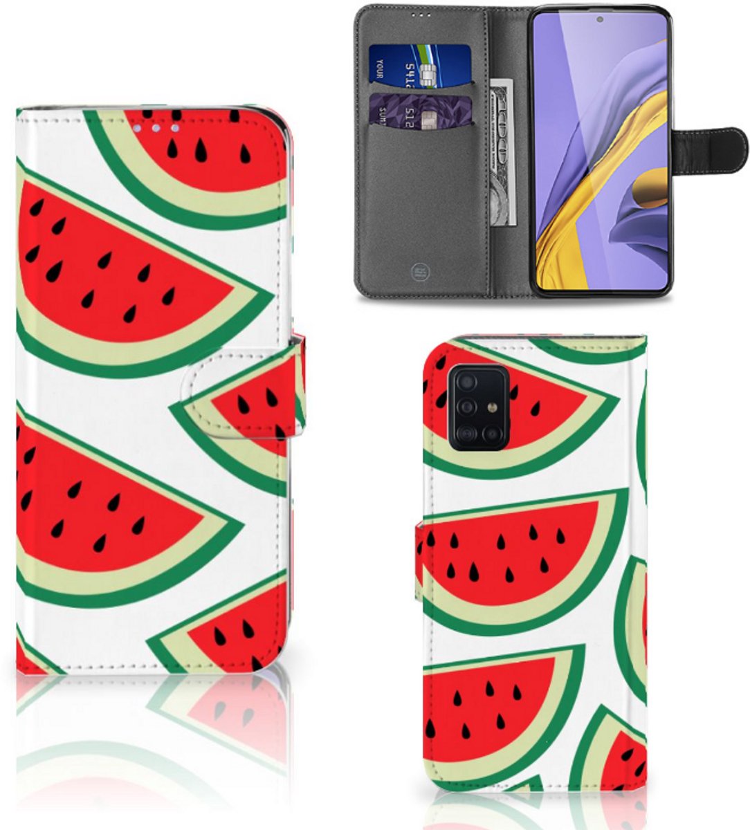 Samsung Galaxy A51 Book Cover Watermelons