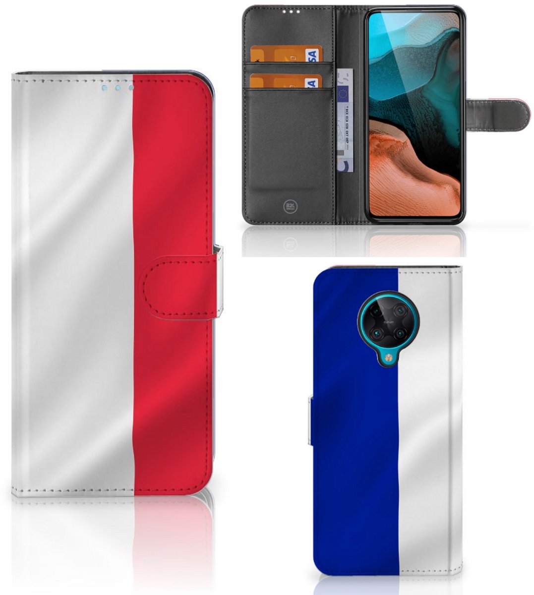 Boekhoesje voor Xiaomi Poco F2 Pro Bookstyle Case Frankrijk