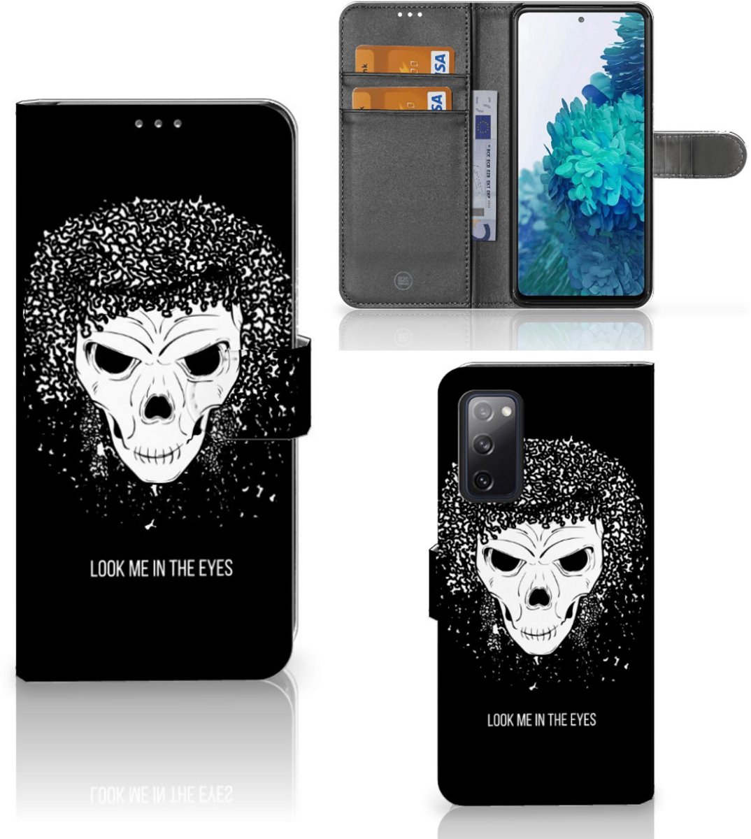 Telefoonhoesje met Naam Samsung Galaxy S20 FE Skull Hair
