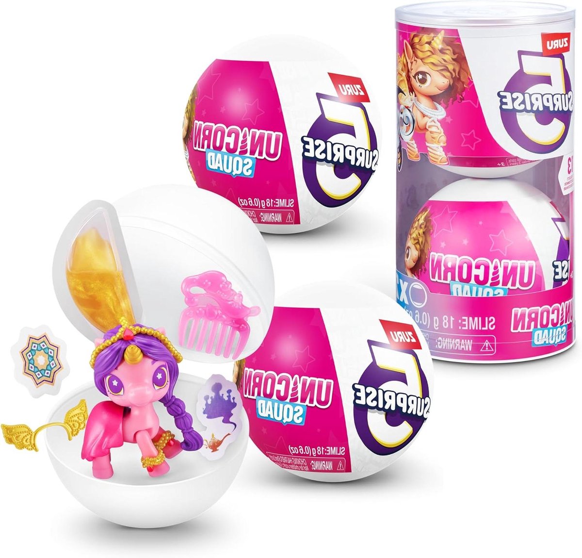Unicorn Squad Speelgoed - Eenhoorn Surprise - Verzamelen en Spelen - Magische Kleurverandering - 2 stuks - Meerkleurig