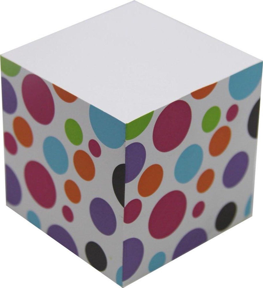 Sticky Memo Cube - Notitieblokjes Zelfklevend - Berichten Noteren - Schattig Kattenpatroon - 6.4 cm - Multicolor