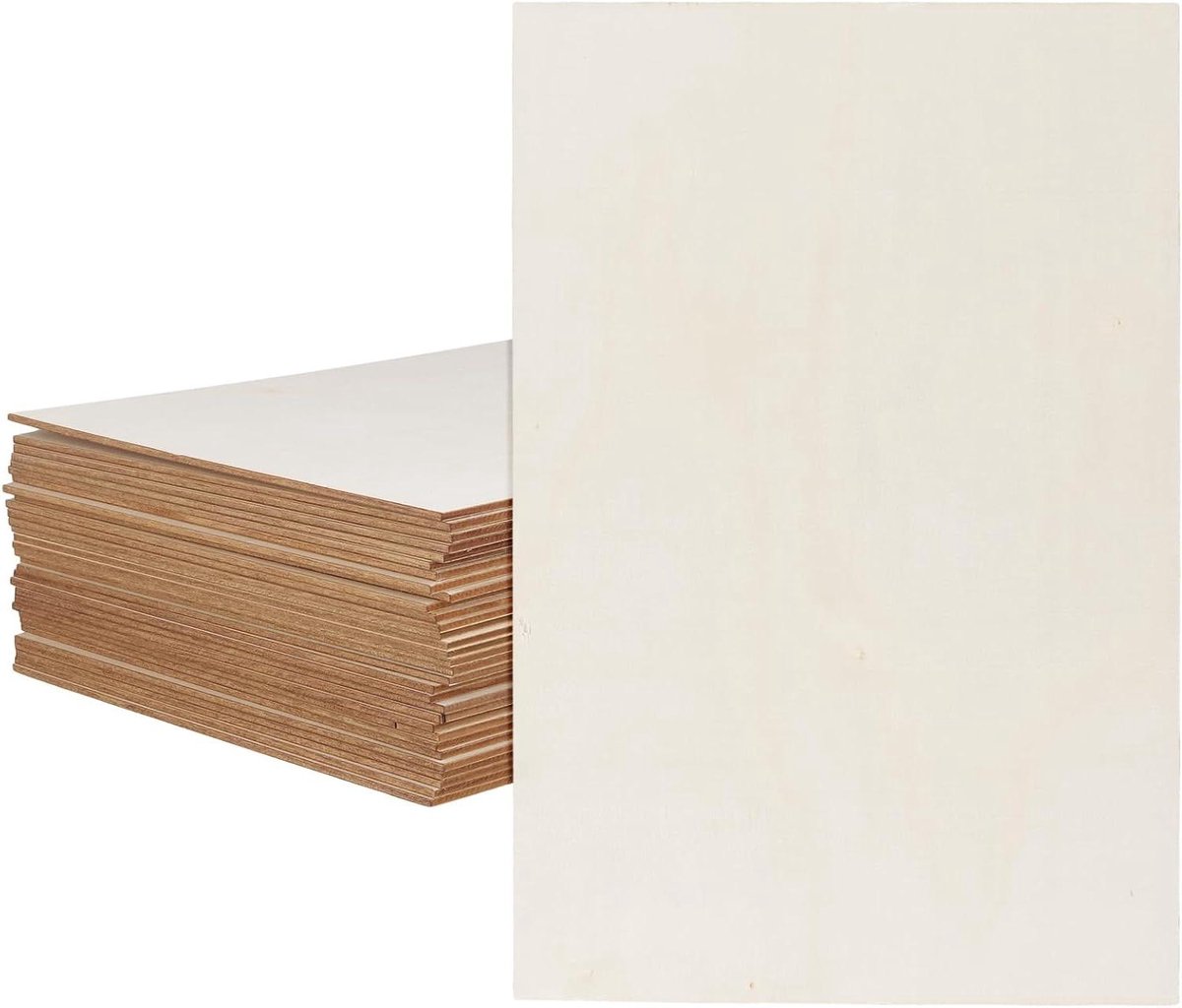 Houten Platen - Knutselhout Gravure - Hout Gravure - Glad Oppervlak - 300 x 200 mm - Natuurlijk