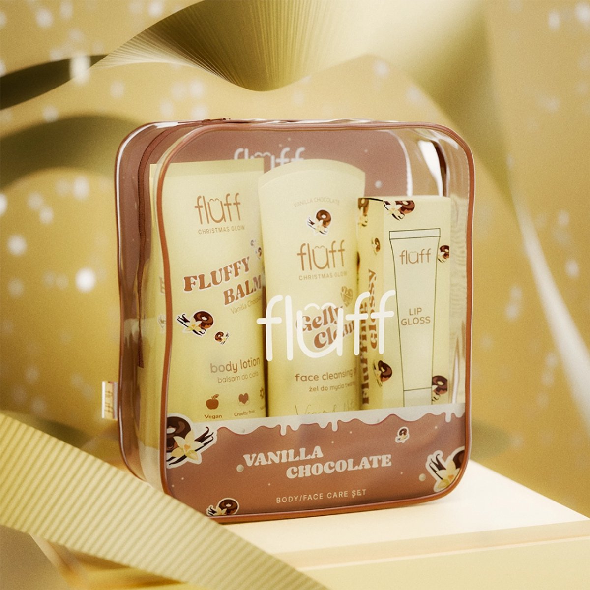 FLUFF Face & Body care set VANILLA CHOCOLATE