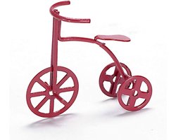 Melody Jane Dolls House Miniature Nursery Toy Store Accessory Childs Tricycle Bicycle Red 6020