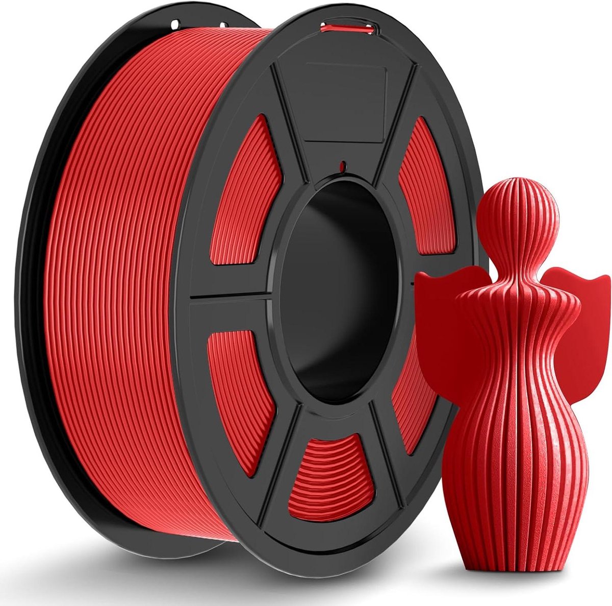 PLA+ Filament - 3D Printer Draad - 3D Printen - Taaiheid Verhoogd - 1.75mm 1.1kg - Rood