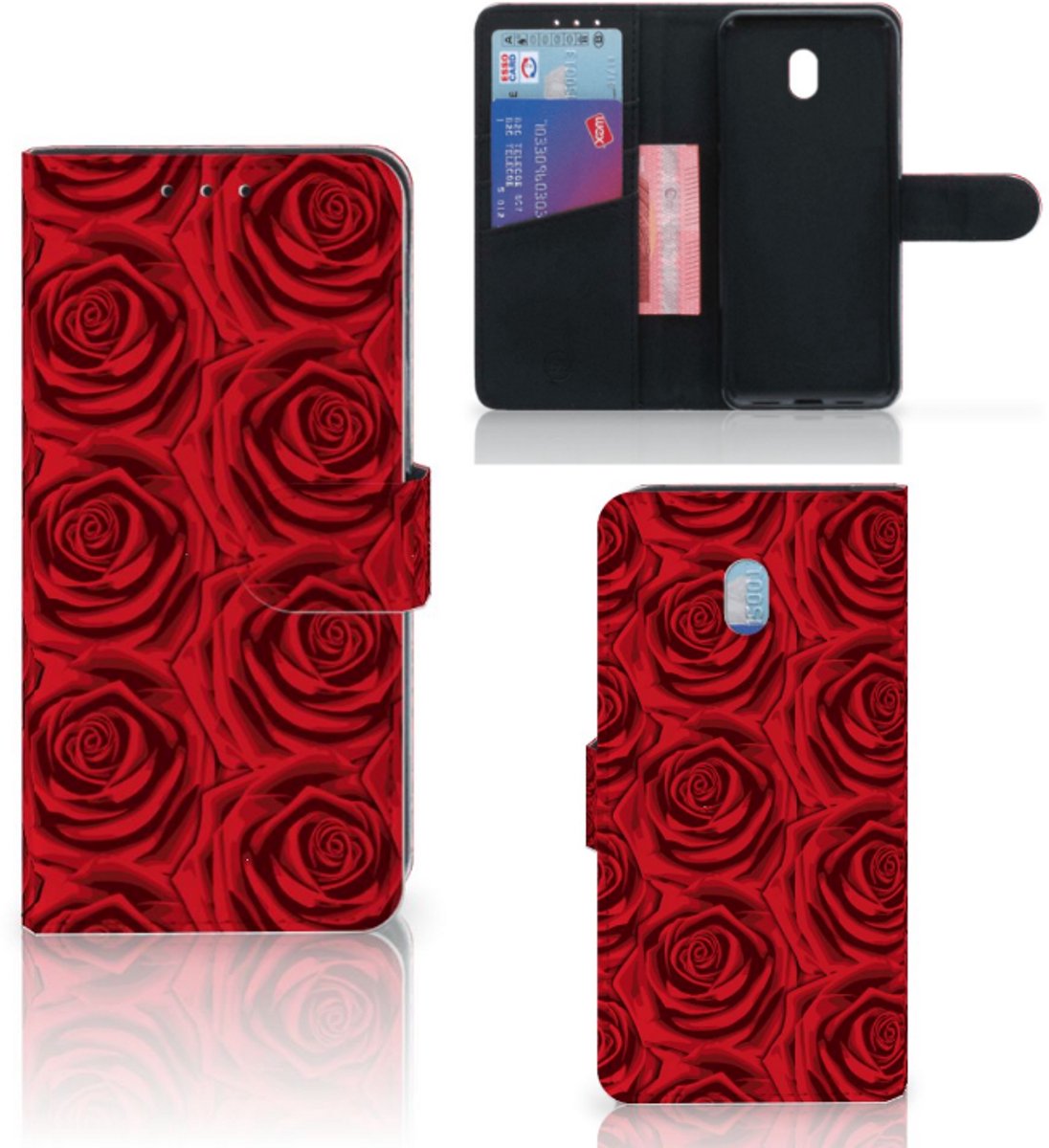 Xiaomi Redmi 8A Hoesje Red Roses