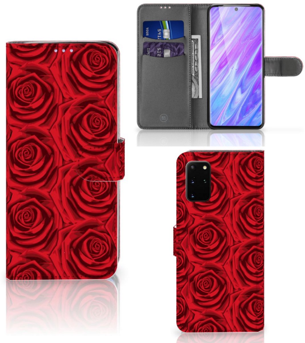 Samsung Galaxy S20 Plus Hoesje Red Roses