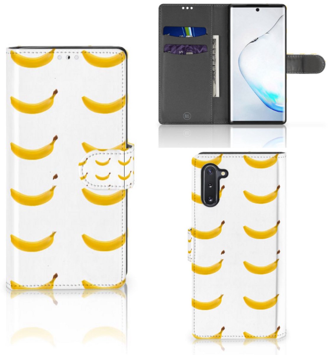 Samsung Galaxy Note 10 Book Cover Banana