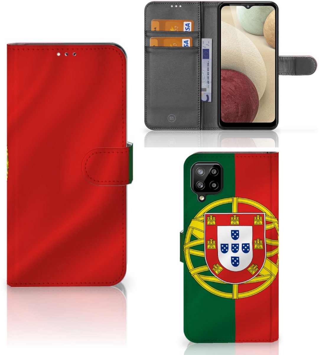 Book Case voor Samsung Galaxy A12 Bookstyle Case Portugal