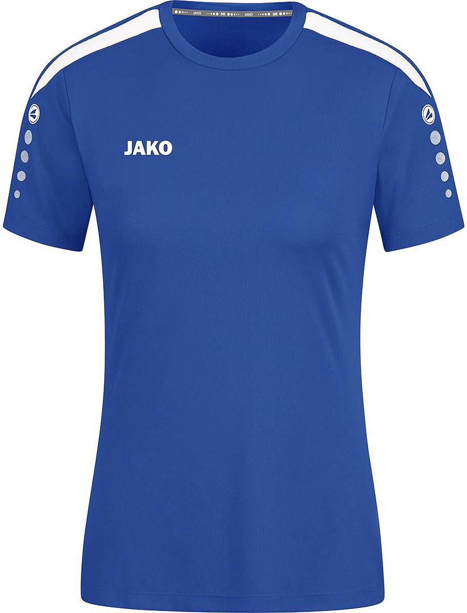 Jako Power Shirt Korte Mouw Dames - Royal | Maat: 40