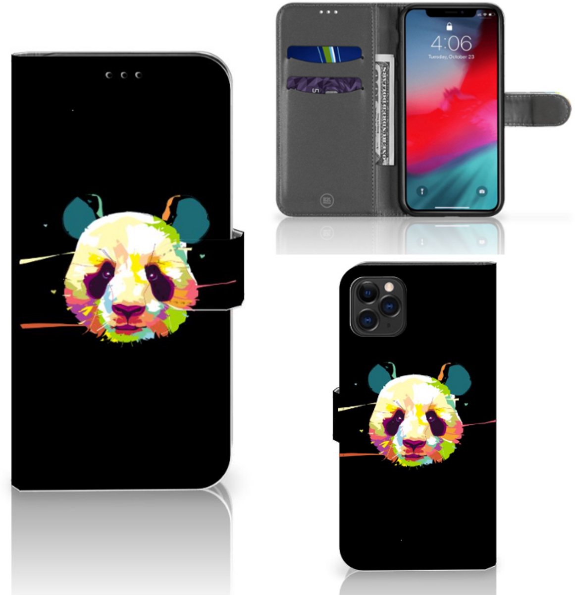 Apple iPhone 11 Pro Max Leuk Hoesje Panda Color