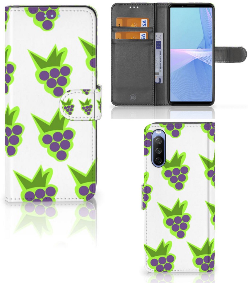 Sony Xperia 10 III Book Cover Druiven
