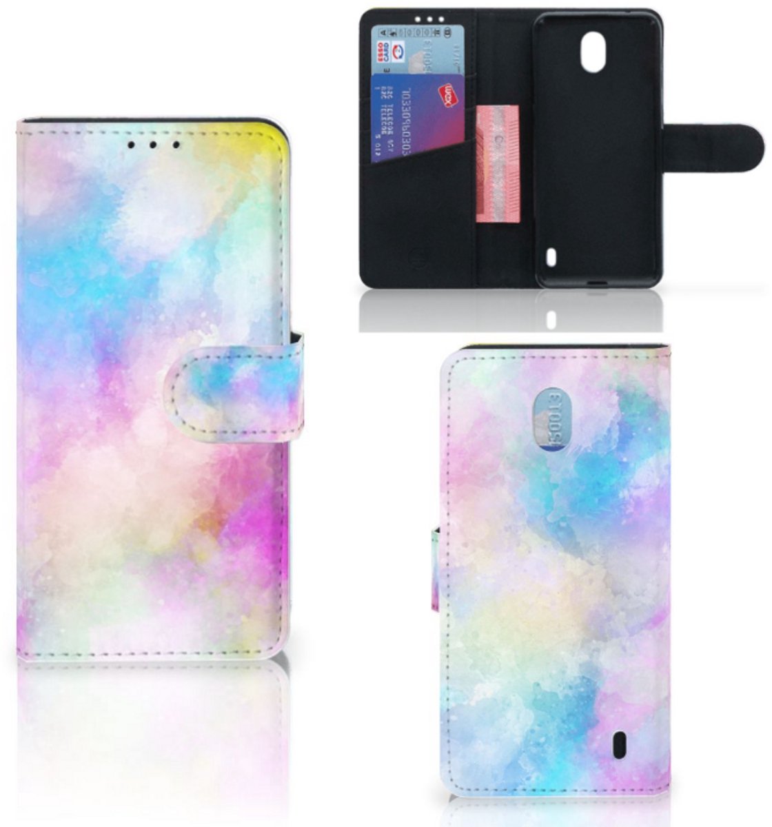 Hoesje Nokia 1 Plus Watercolor Light