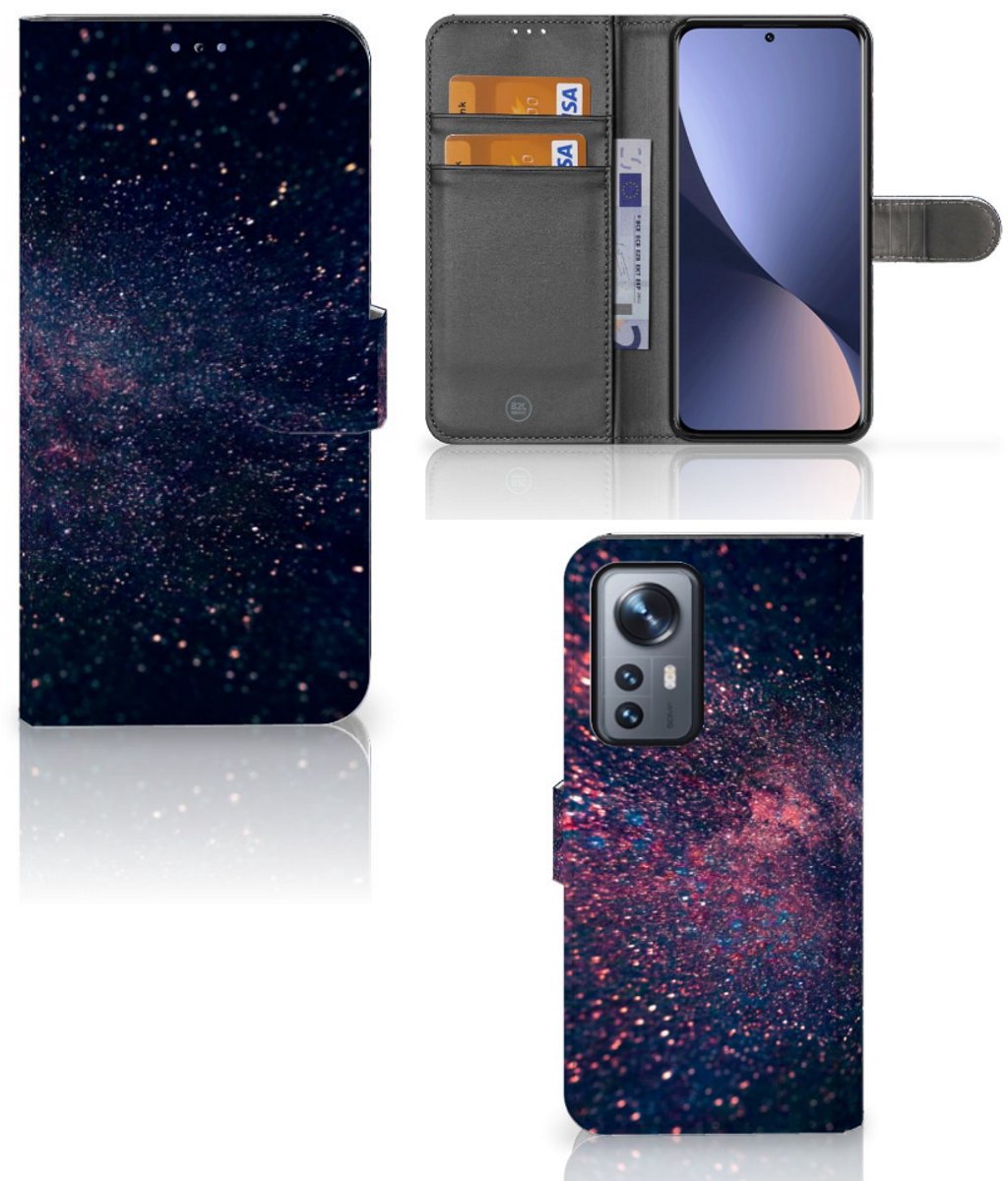 Xiaomi 12 Pro Book Case Stars