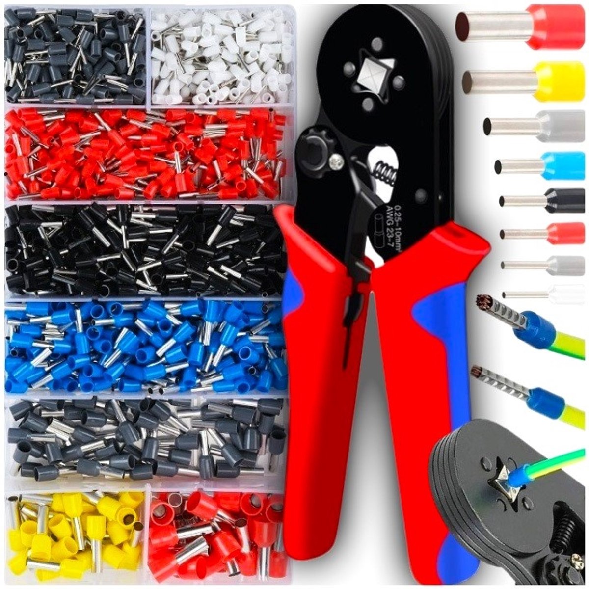 2015966 Serie - Crimptang - 1200 Stuks - Ergonomische Handgreep