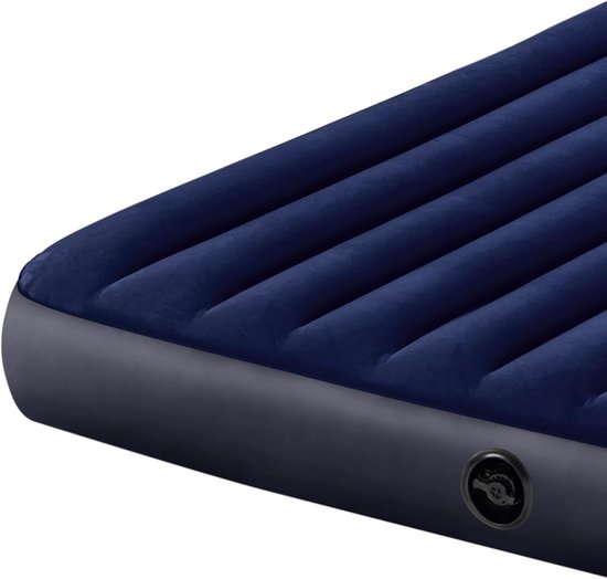 Camping Matras - Opvouwbaar Matras - Vouwmatras - Camping Matje - Slaapmat - Logeer Matras - Luchtmatras - Kampeer Matras - Camping Bedje - PVC - Tot 272 kg - 203 x 183 x 25 cm - Blauw - van Imperatoris — afbeelding 3
