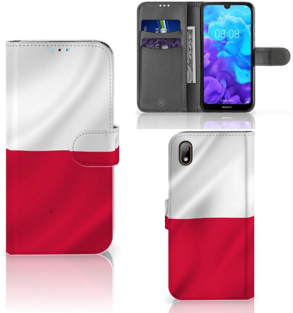 Huawei Y5 (2019) Bookstyle Case Polen