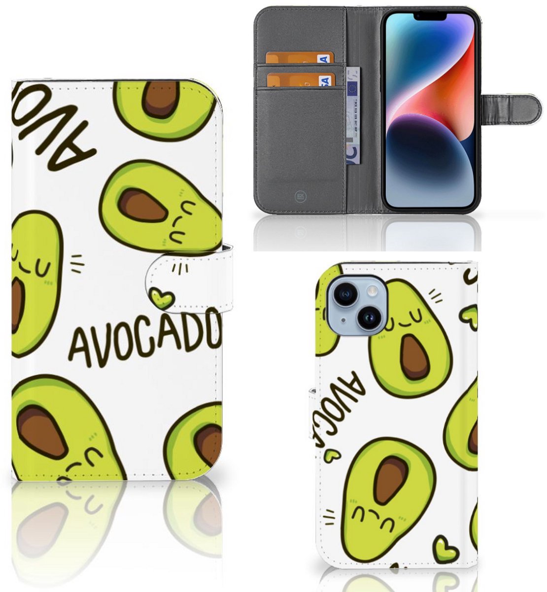 iPhone 15 Plus Leuk Hoesje Avocado Singing