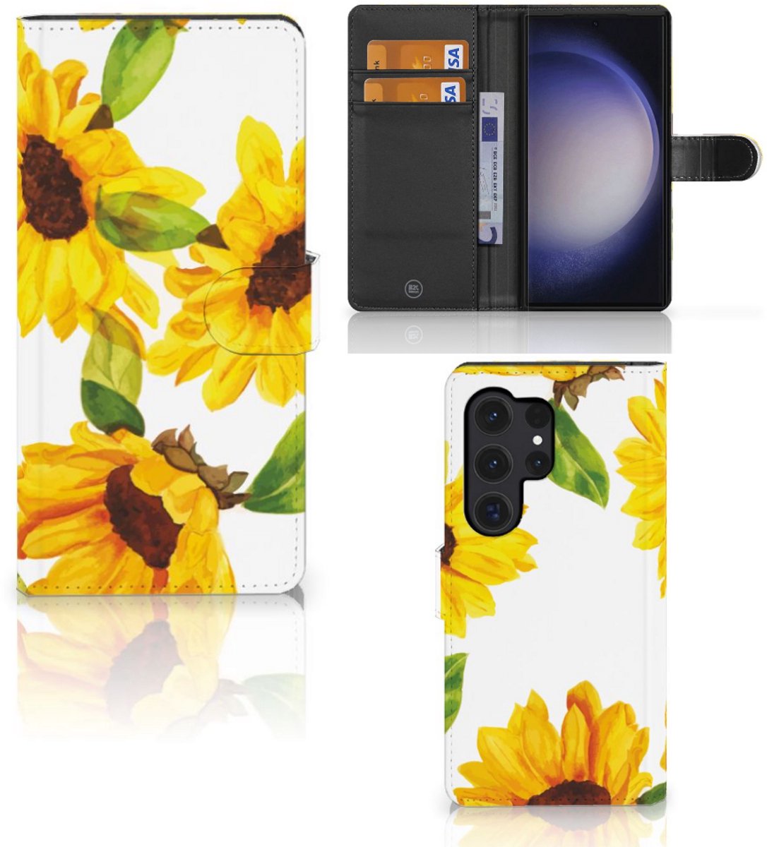 Hoesje voor Samsung Galaxy S24 Ultra Zonnebloemen