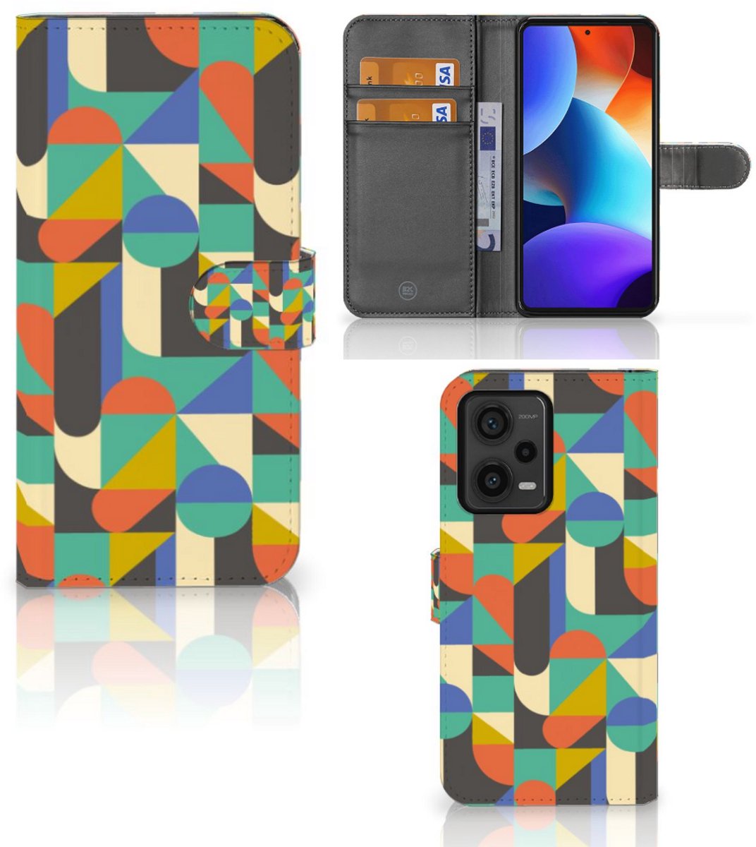 Xiaomi Redmi Note 12 Pro Plus Telefoon Hoesje Funky Retro