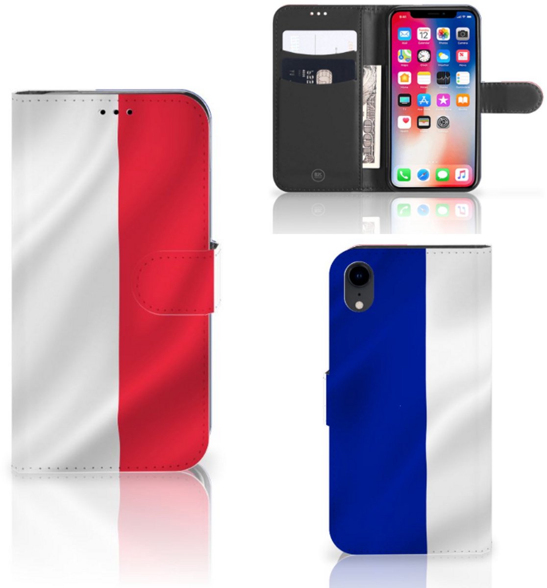 Apple iPhone Xr Bookstyle Case Frankrijk