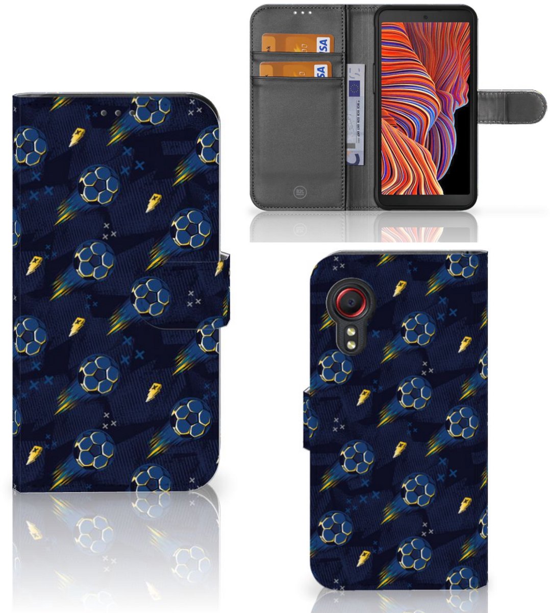 Telefoon Hoesje voor Samsung Galaxy Xcover 5 Voetbal