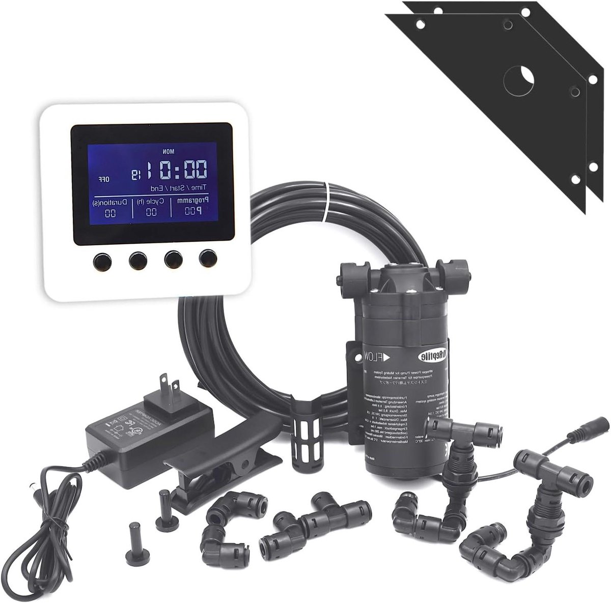 Automatische Mister - Terrarium Verdamper - Reptielen Klimaat - Automatische Verneveling - MS200 PLUS - Zwart