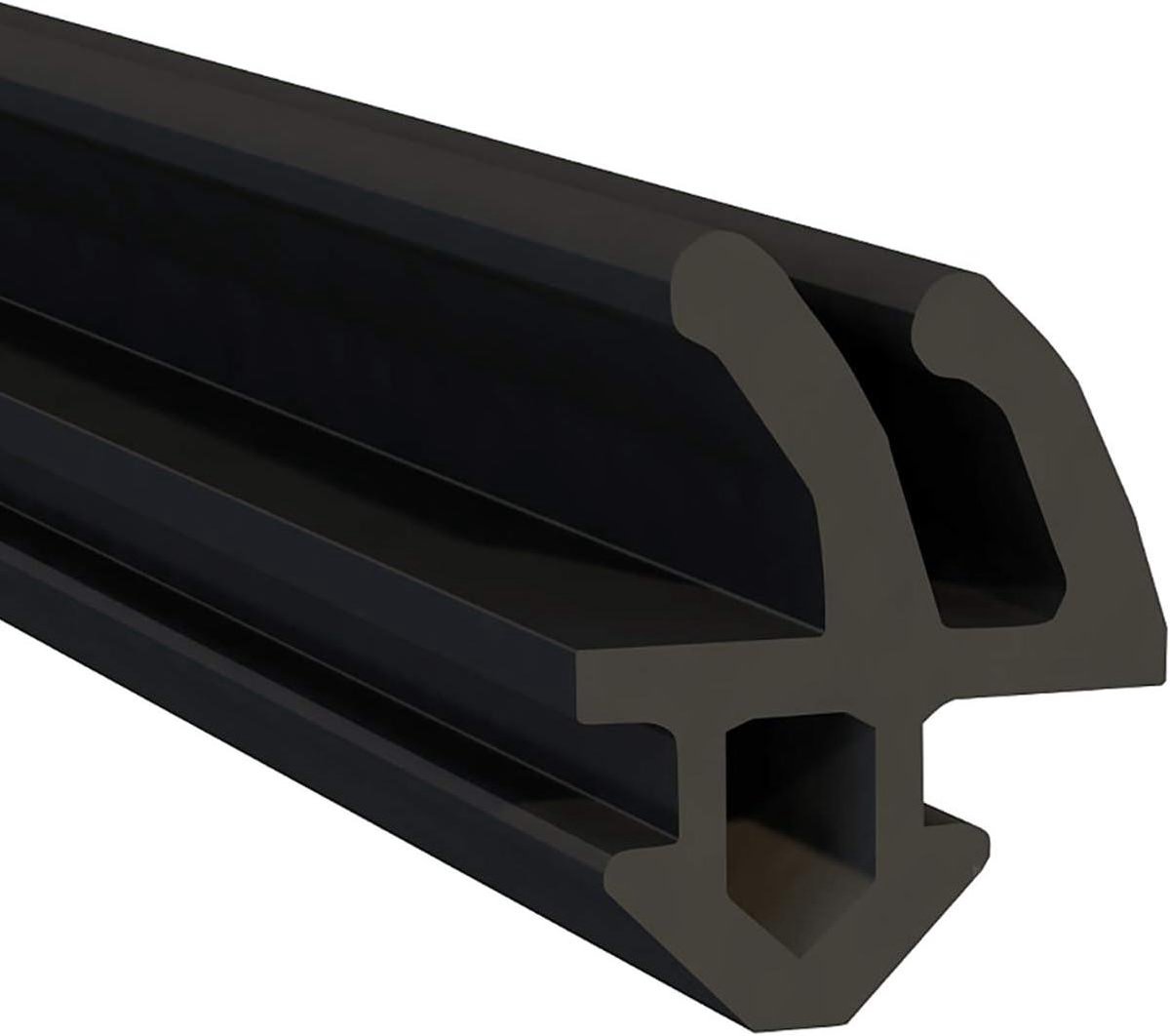 Vensterafdichting Rubber - Tochtstopper Profiel - Ramen Deuren Dichten - EPDM Gesloten Cel - 5 Meter - Zwart