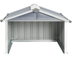 Universele Overkapping voor Robotmaaier - 92 x 97 x 63 cm - Grijs - Gegalvani...